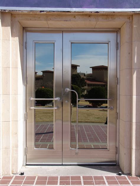 homemade stainless steel doors